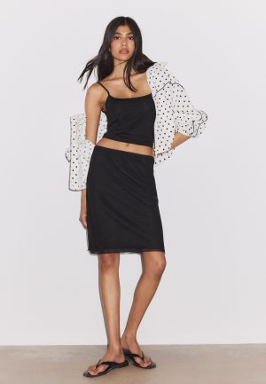 knielange rok van stradivarius