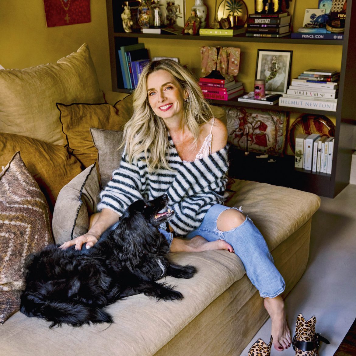 Binnenkijken bij Candy Dulfer in haar woning in Sloten