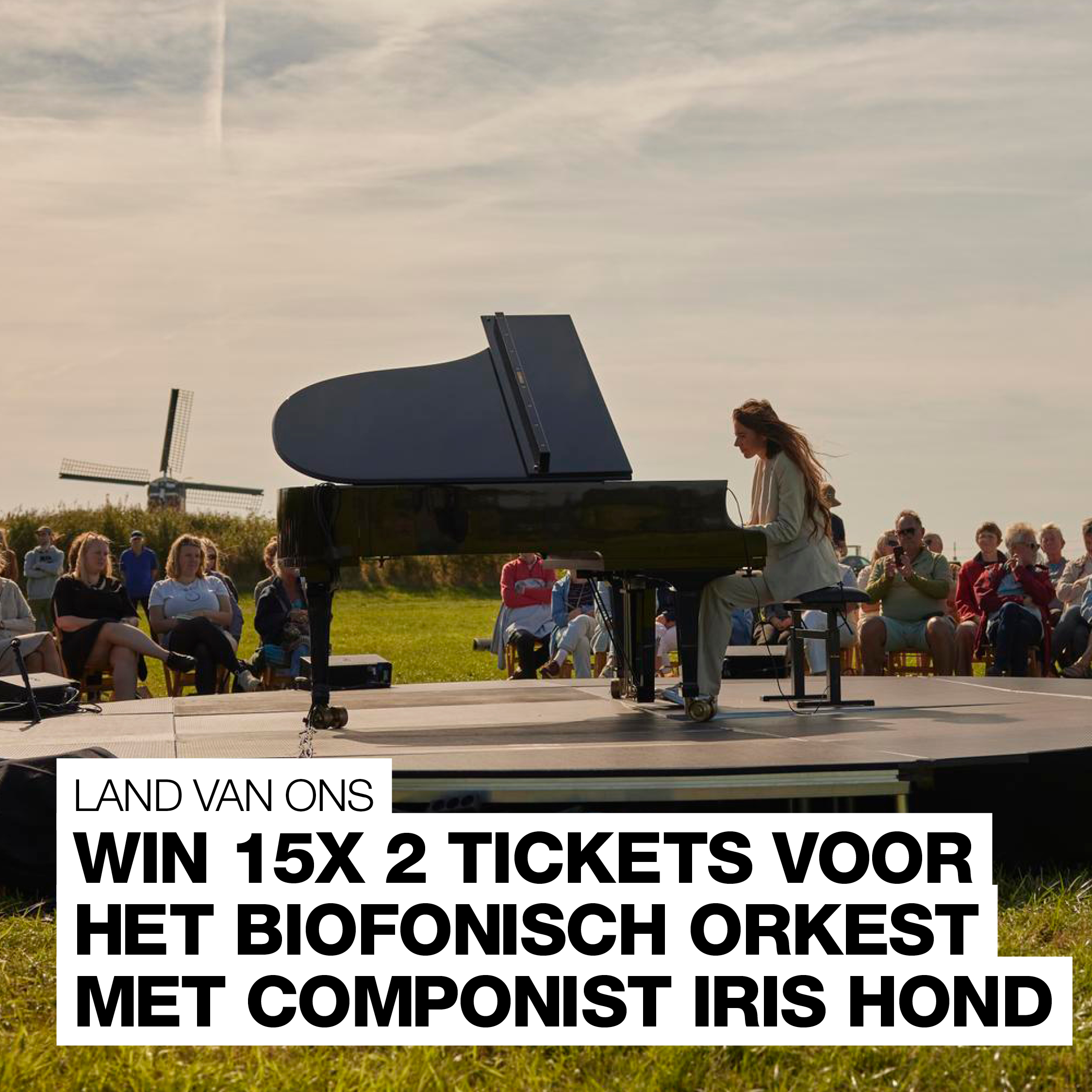 Van tjilpende vogels tot de prachtige klanken van de piano: win 15 x 2 kaarten voor het Biofonisch Orkest van Land van Ons