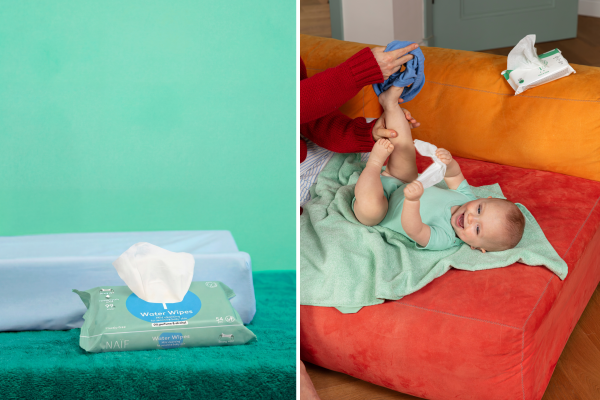 Naïf Water Wipes lab