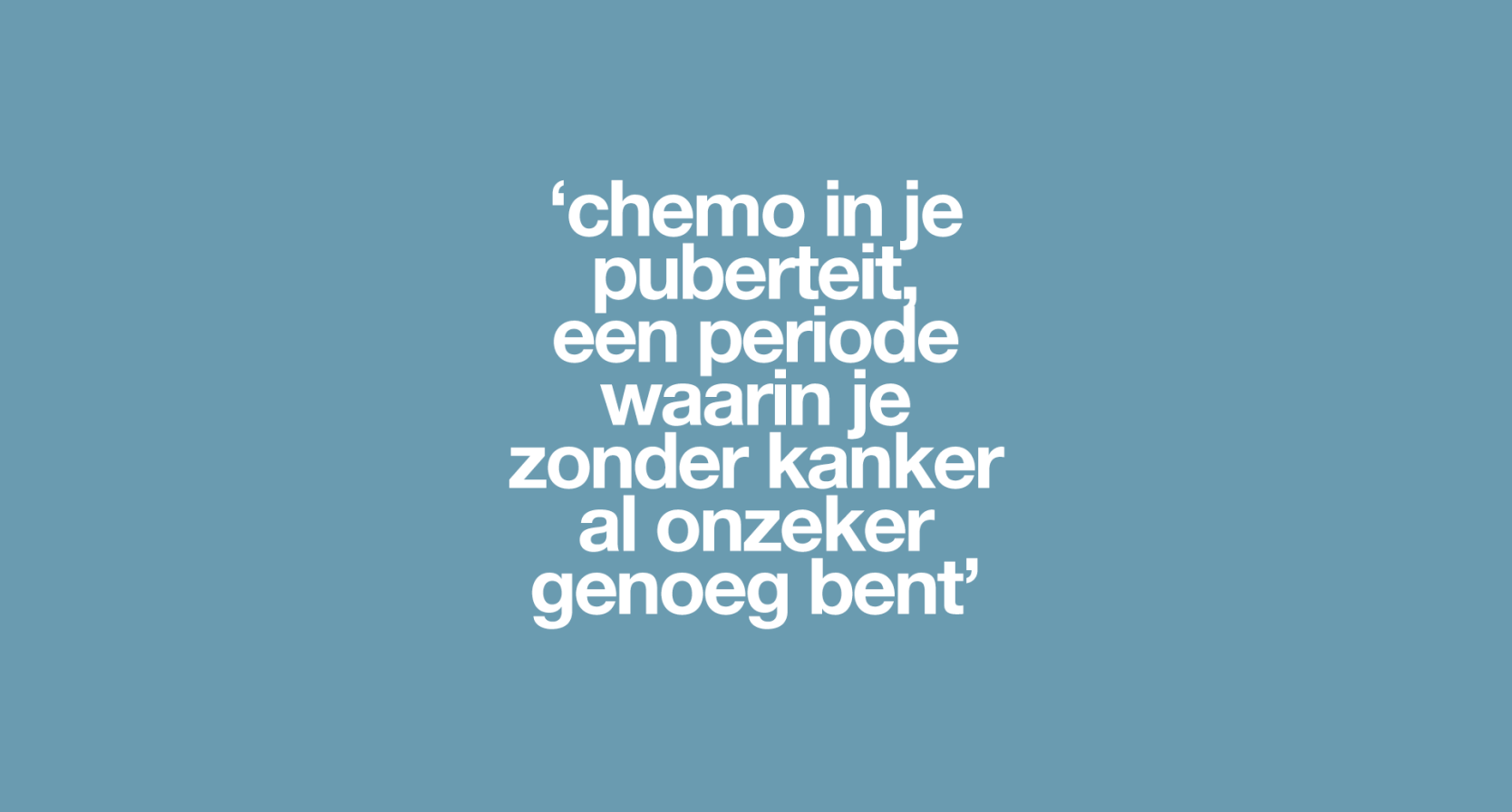 'We vieren wat er te vieren valt, dus ook Maartjes (14) eerste chemo van haar laatste kuur'