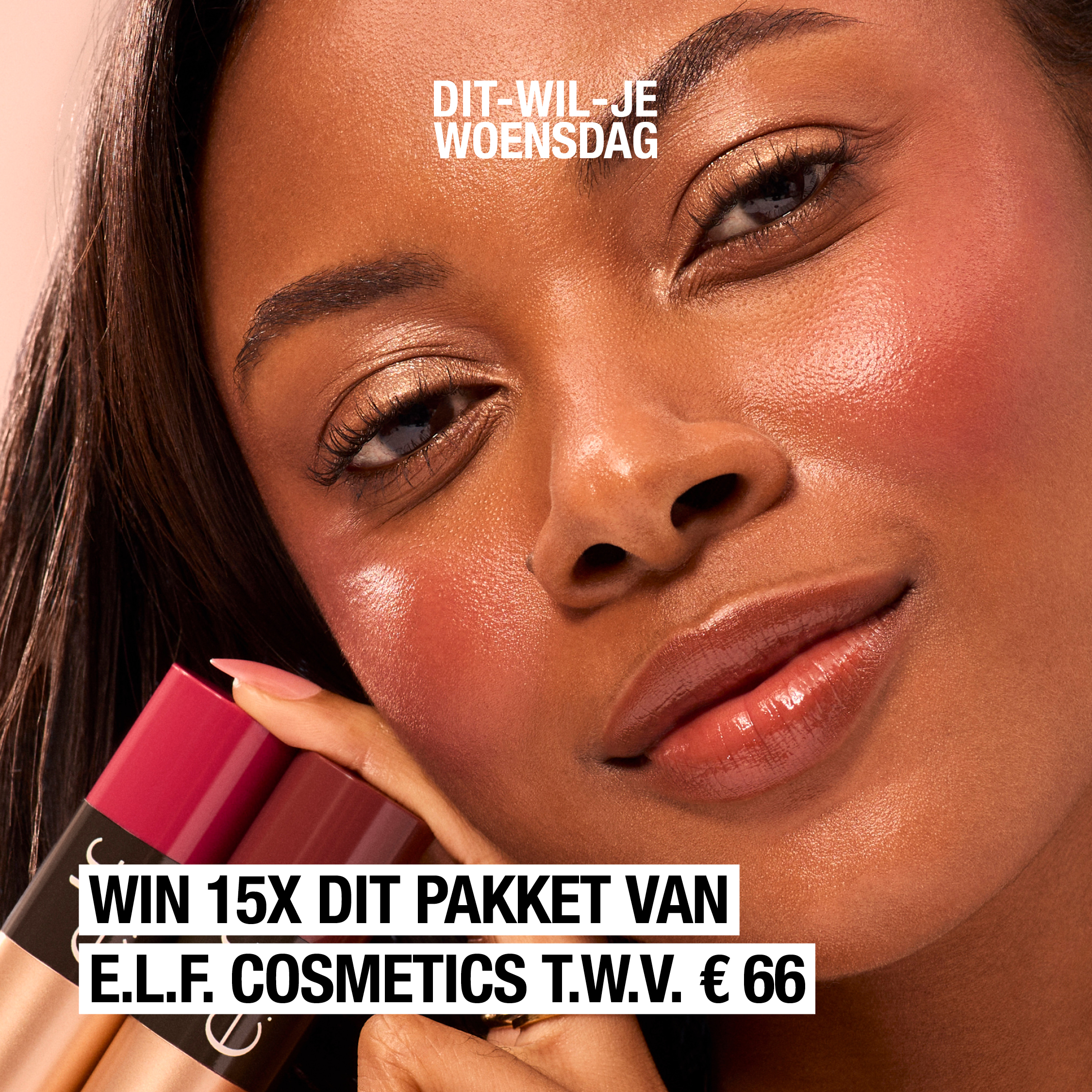Soft glam, maar dan gratis: win een compleet make-uppakket van e.l.f. t.w.v. 98 euro
