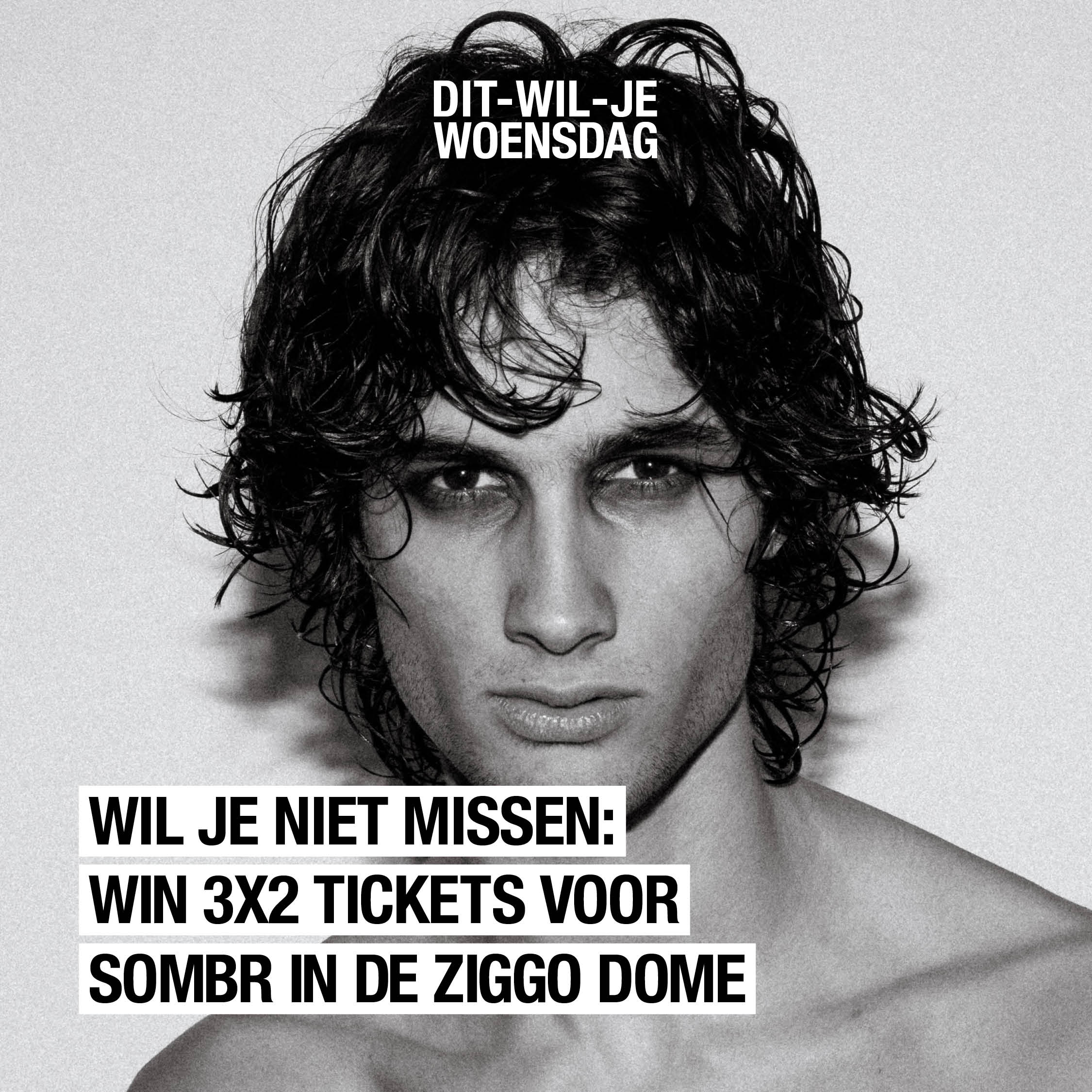 SOMBR in de Ziggo Dome? Say less: win 3 x 2 kaarten voor zijn concert
