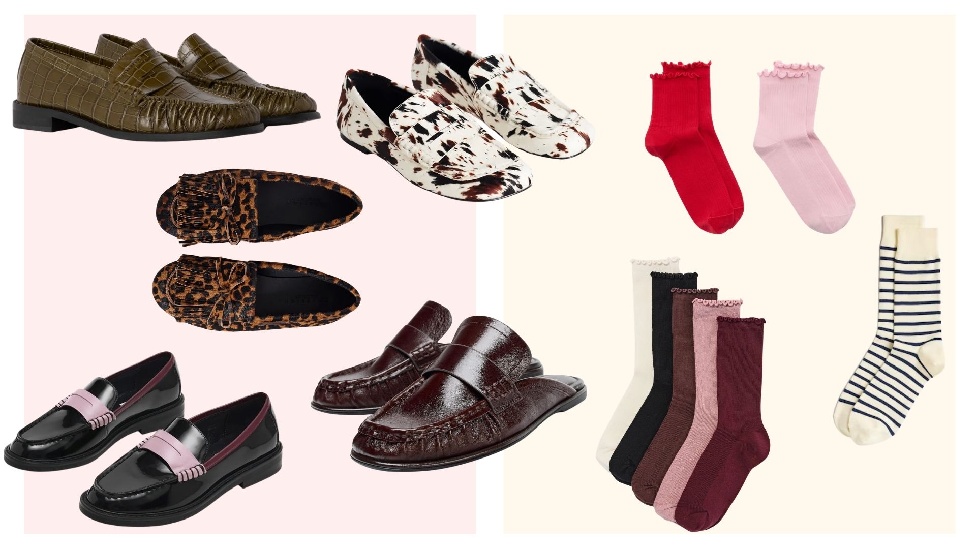 herfstschoenen, tussenschoenen, loafers, ballerina