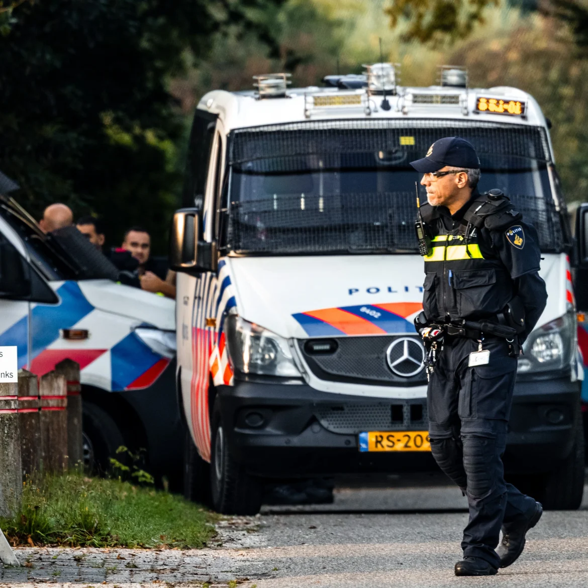 inzamelingsactie beveiliger overasselt