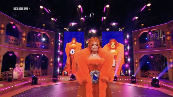 Evert ten Napel als mystery queen in Make Up Your Mind