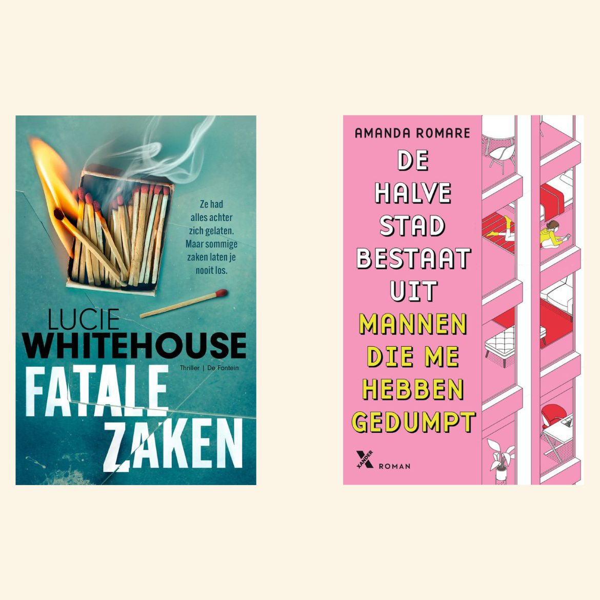 Boeken zonder prins, covers.