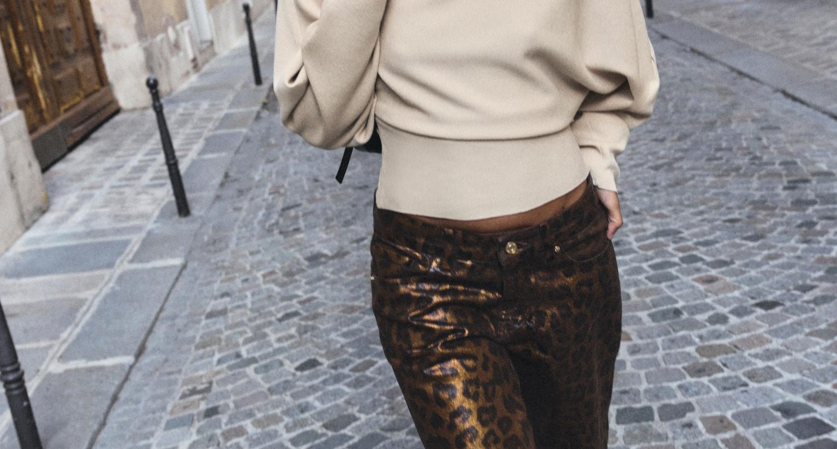 Dierenprint broek ZARA
