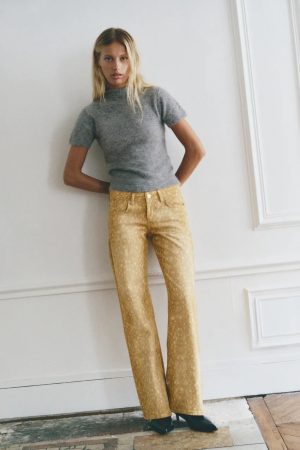 Pull&bear rechte jeans met bambi-print