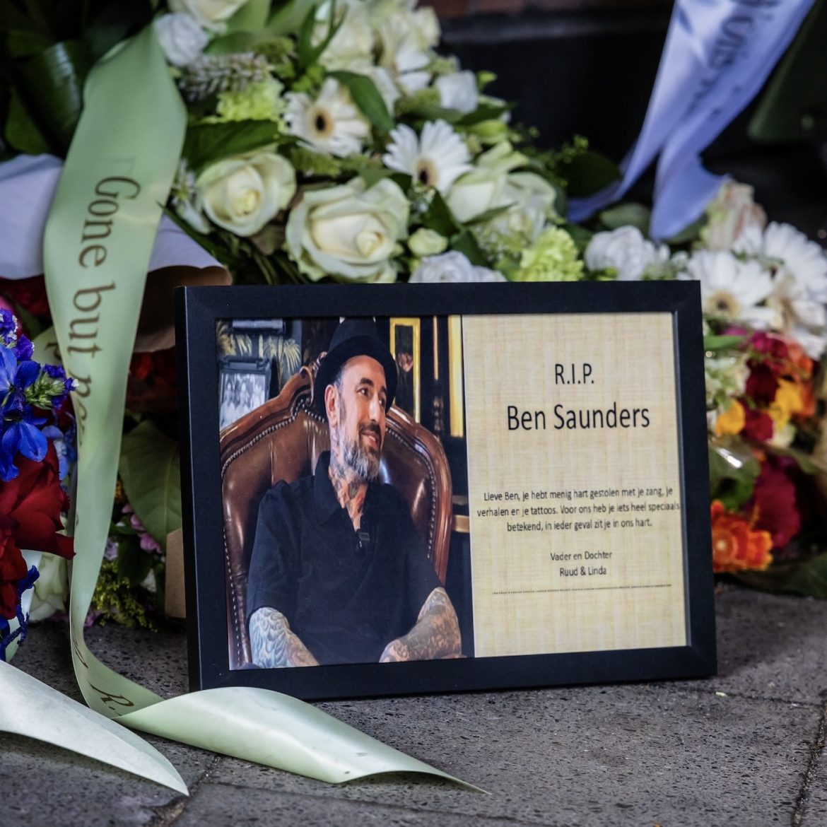 Ben Saunders uitvaart