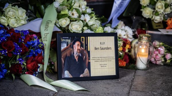 Ben Saunders uitvaart