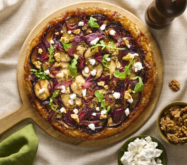 Lekkere aubergine recepten. Tarte tartin