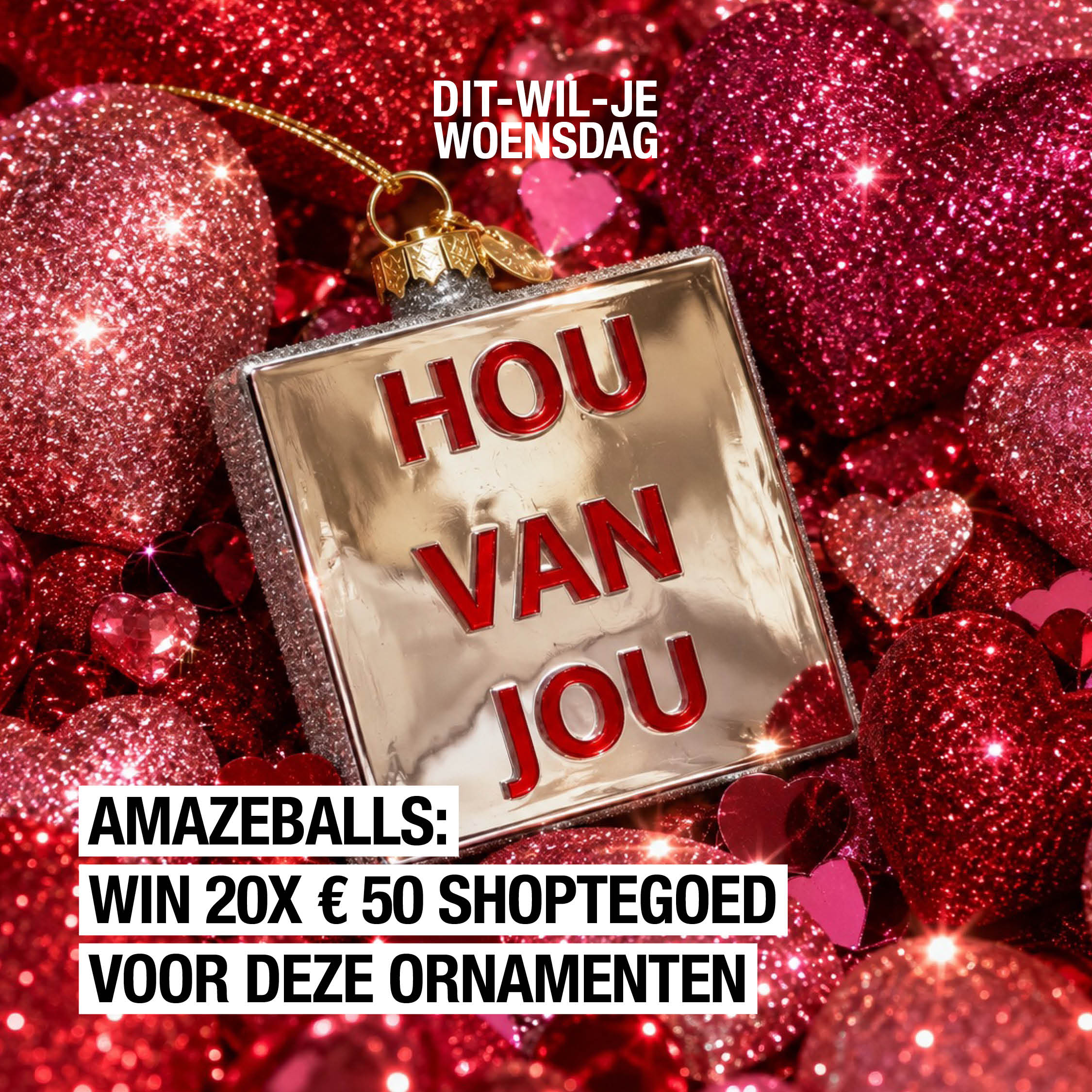 It's timeeee (bijna dan): maak 20 x kans op kerstballenshoptegoed ter waarde van 50 euro
