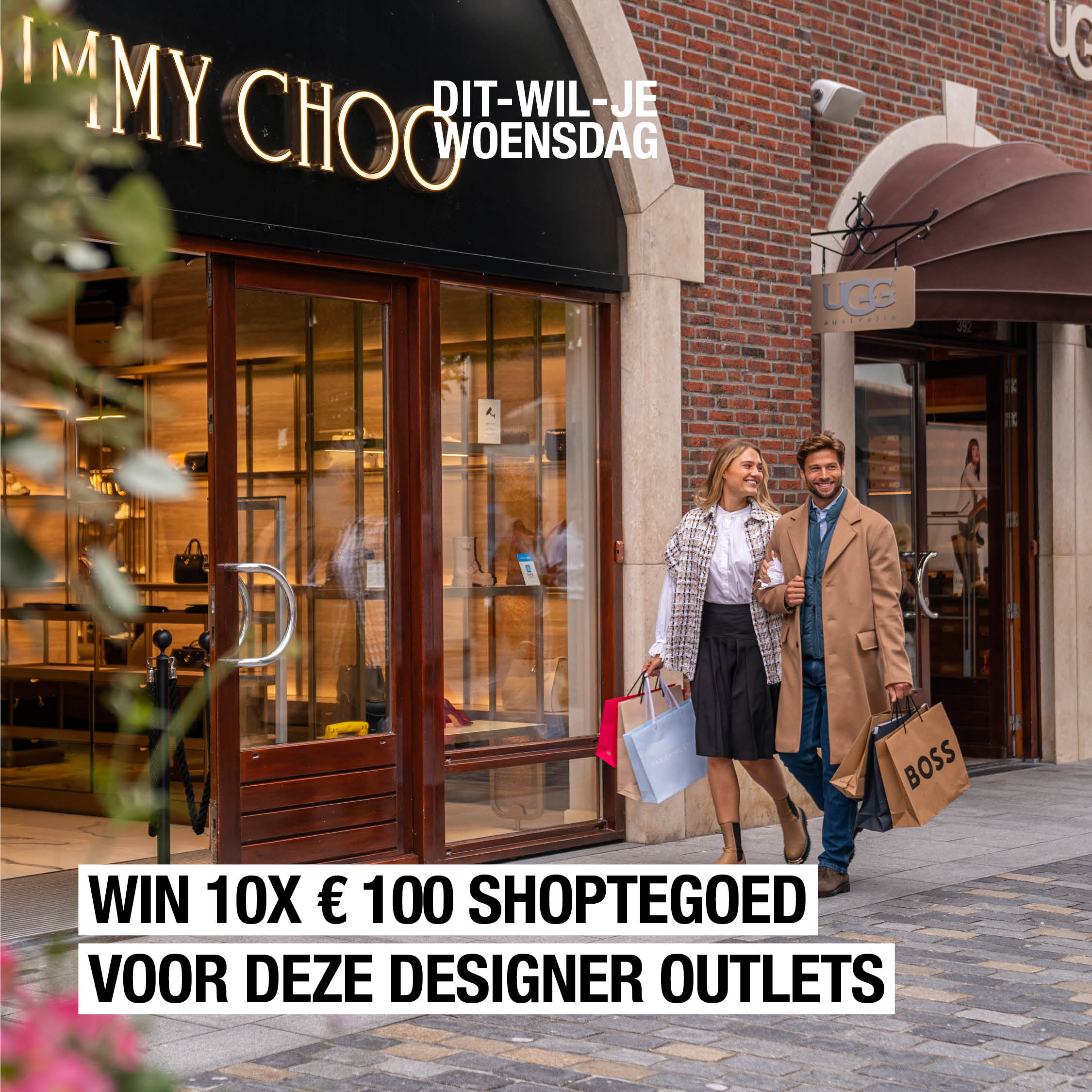 Nieuwe jas, loafers, knitwear? Maak kans op 10x 100 euro shoptegoed voor Designer Outlet Roermond & Roosendaal