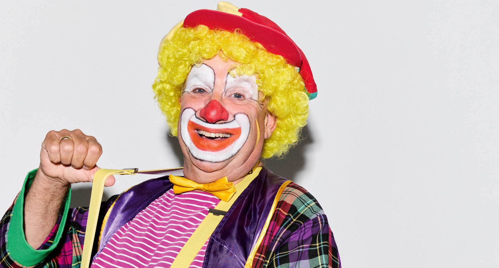 Raymond als clown Pepe