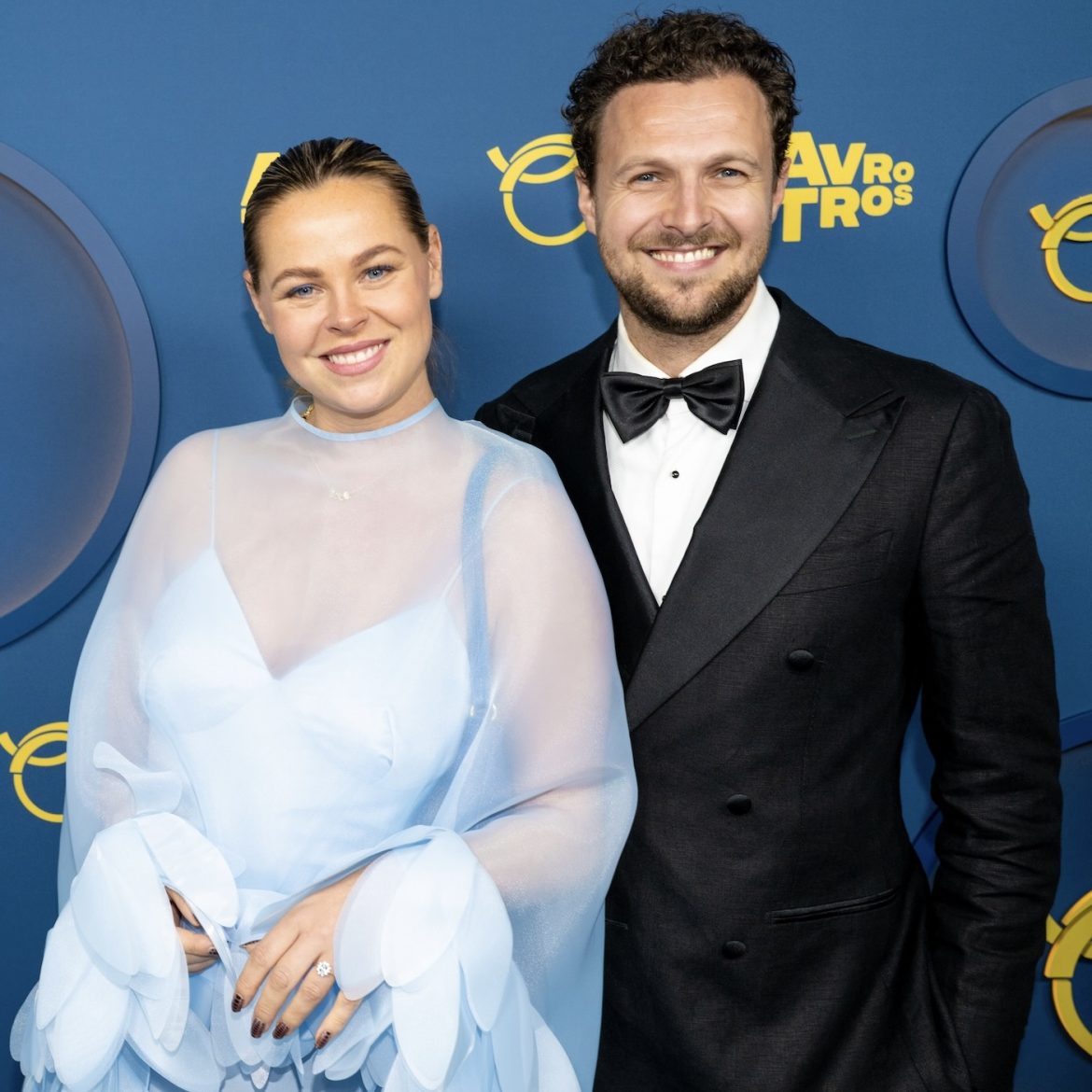 Kiki Bosman met Tim Senders bij Gouden Televizier Ring Gala