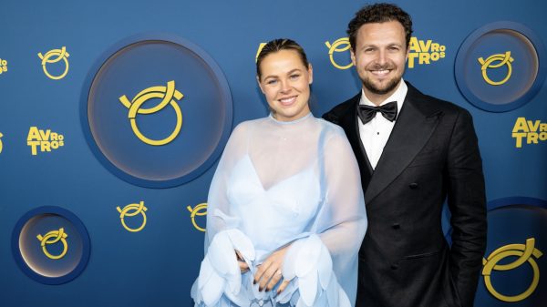 Kiki Bosman met Tim Senders bij Gouden Televizier Ring Gala