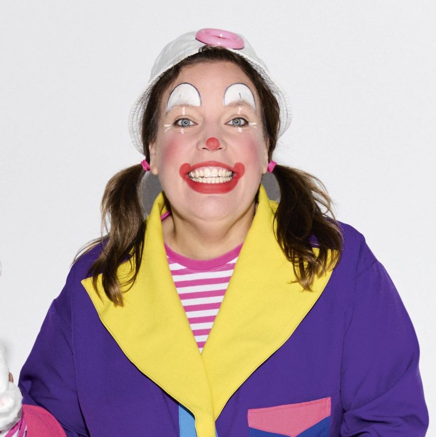Margje (49): ‘Ook in het gewone leven praat en beweeg ik als een clown’