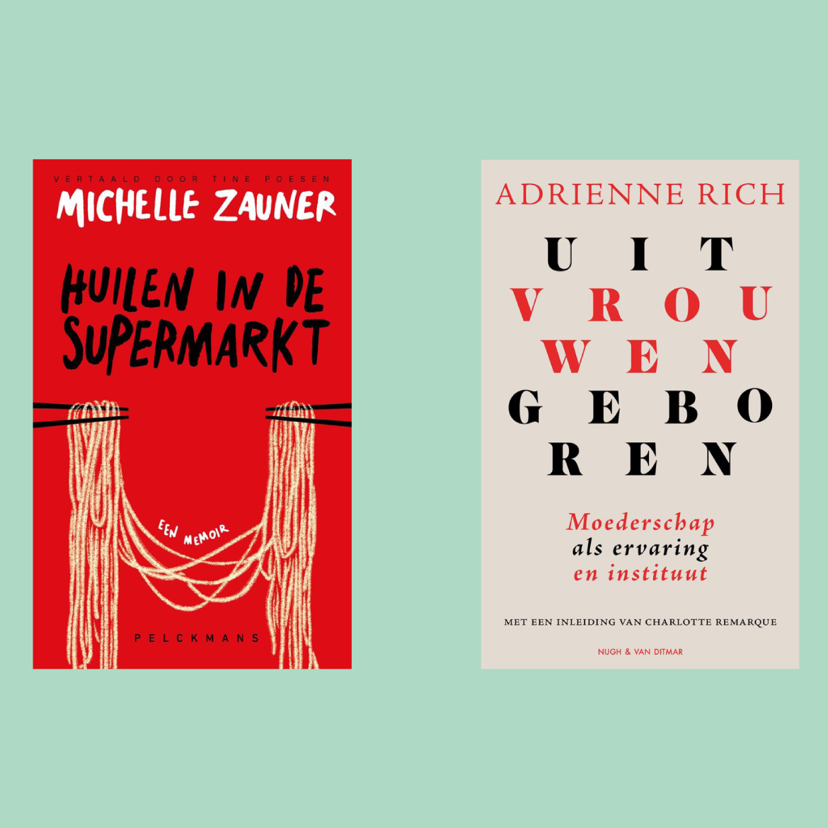 Boekverkoper tips, de drie covers van boeken over moeders en dochters