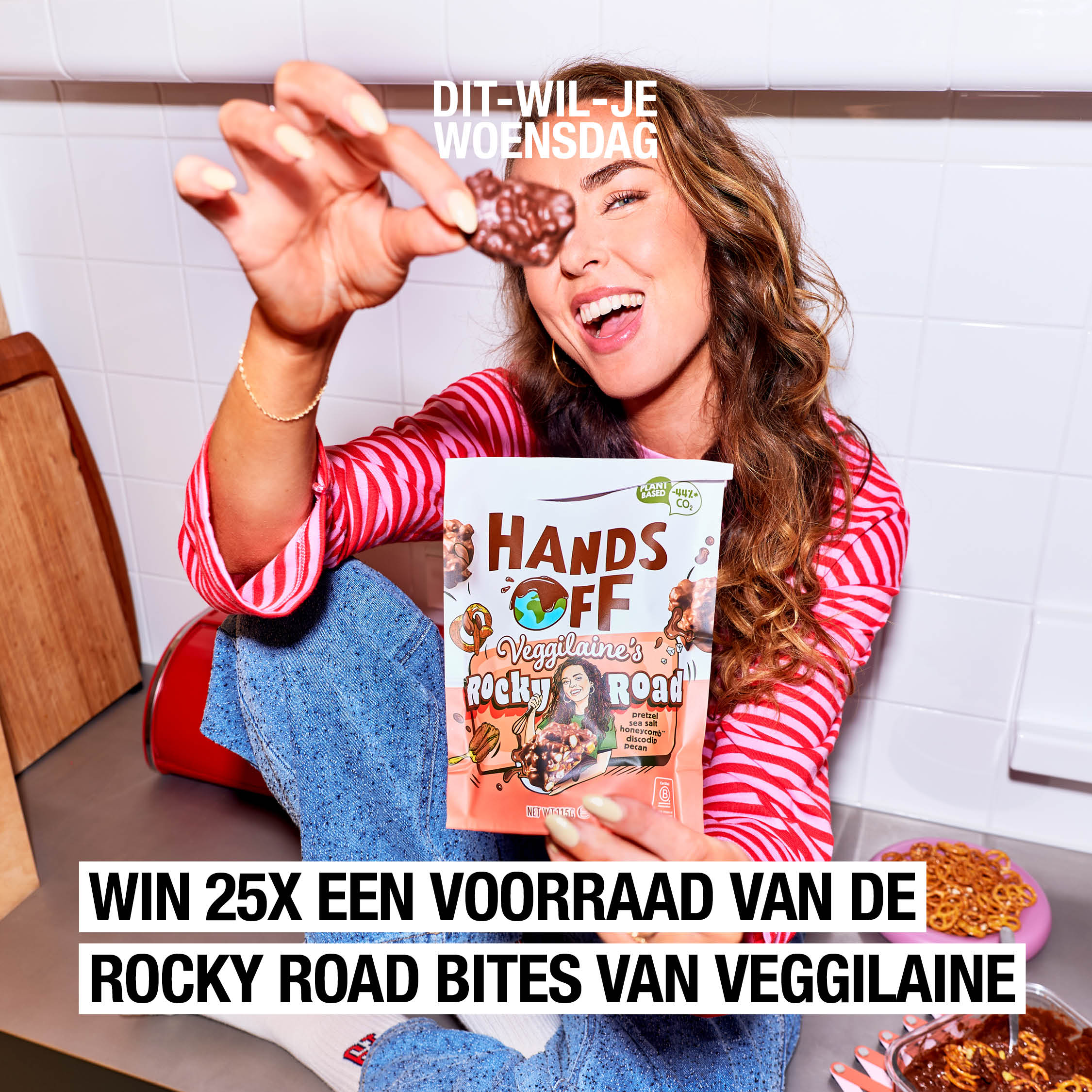 Sweet treat: win een voorraad snacks van rocky road-queen Veggilaine