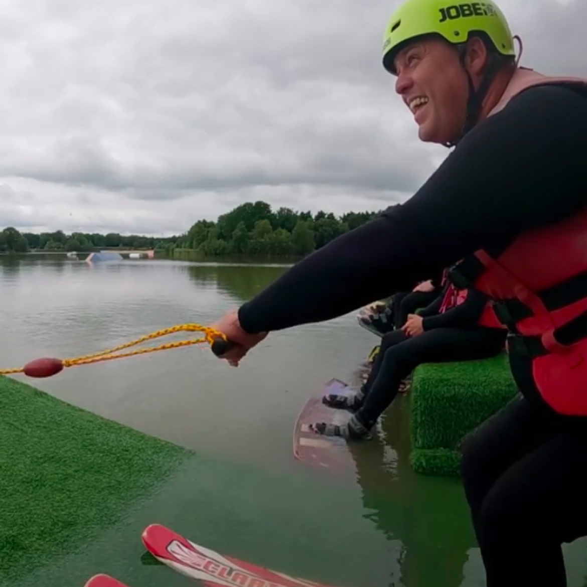 Frans Bauer waterskien