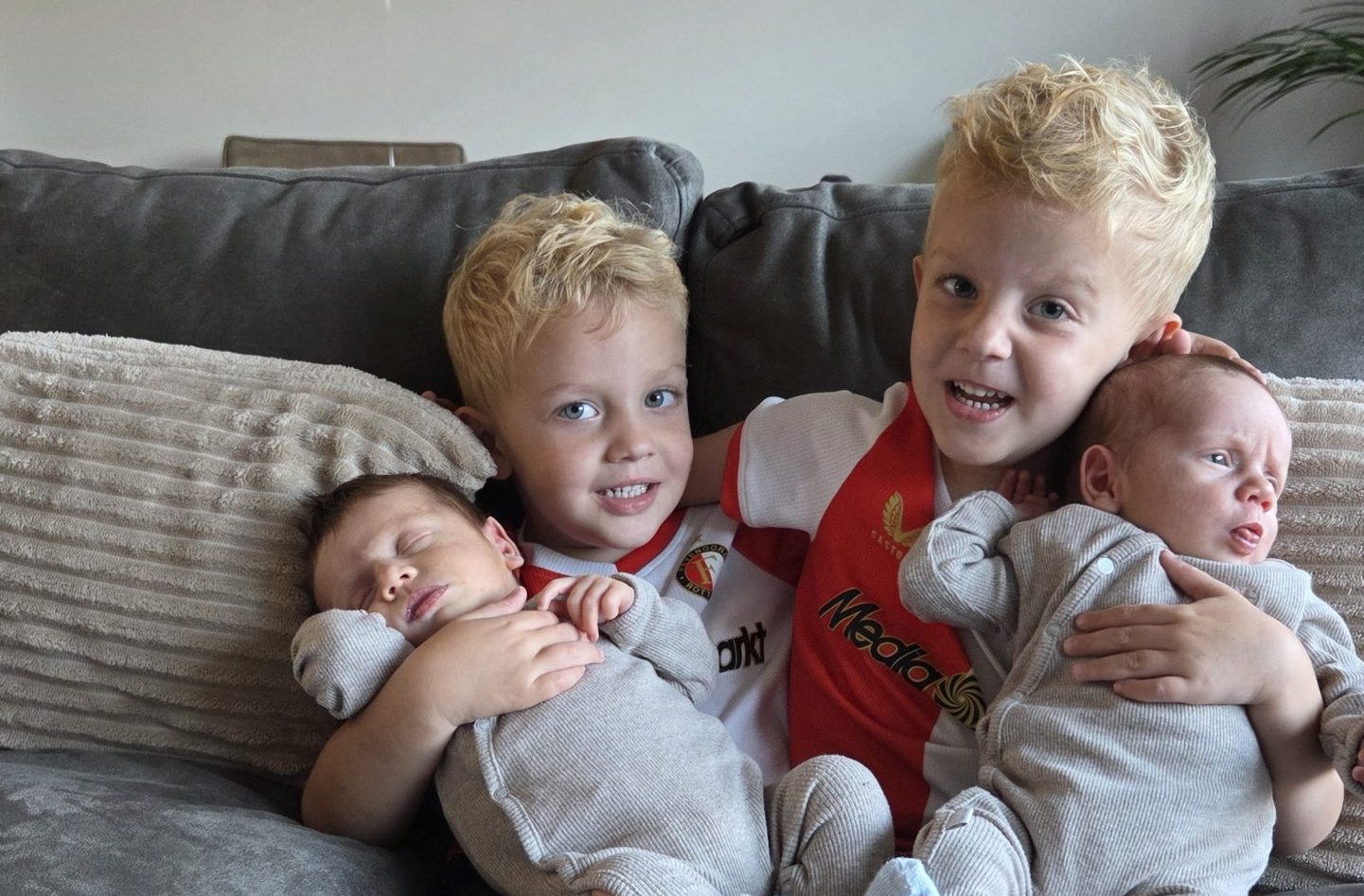 twee tweelingen