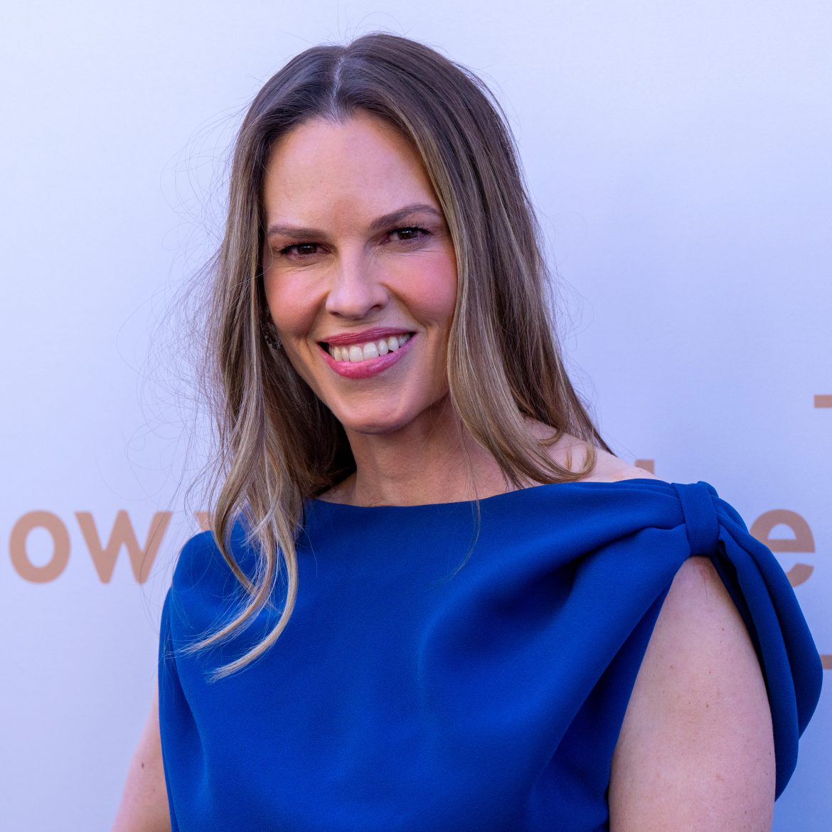Hilary Swank op een rode loper