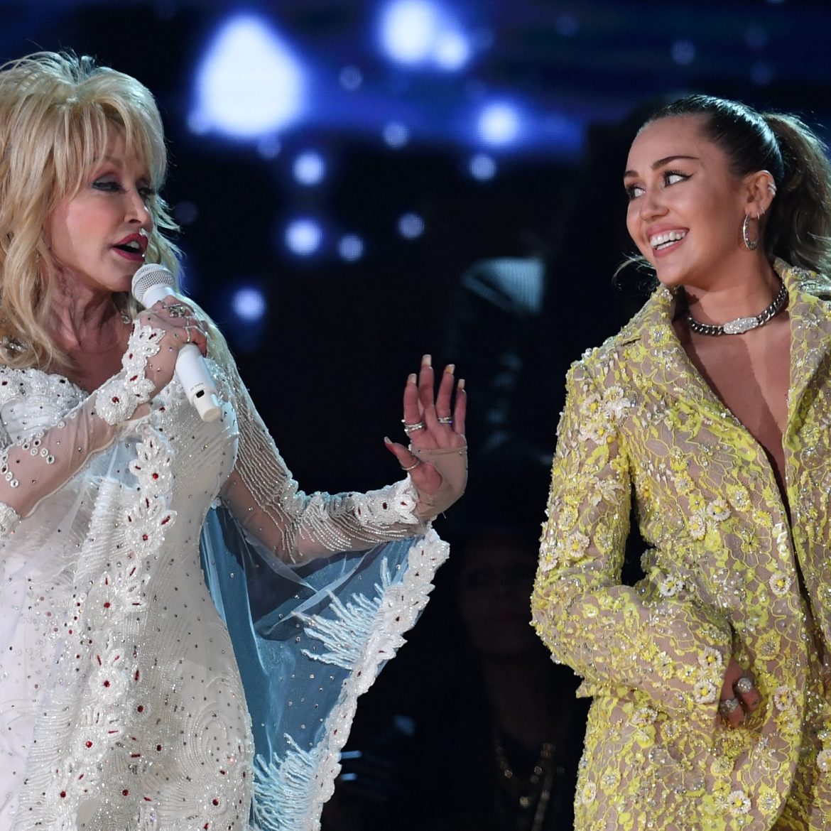 Dolly Parton en Miley Cyrus