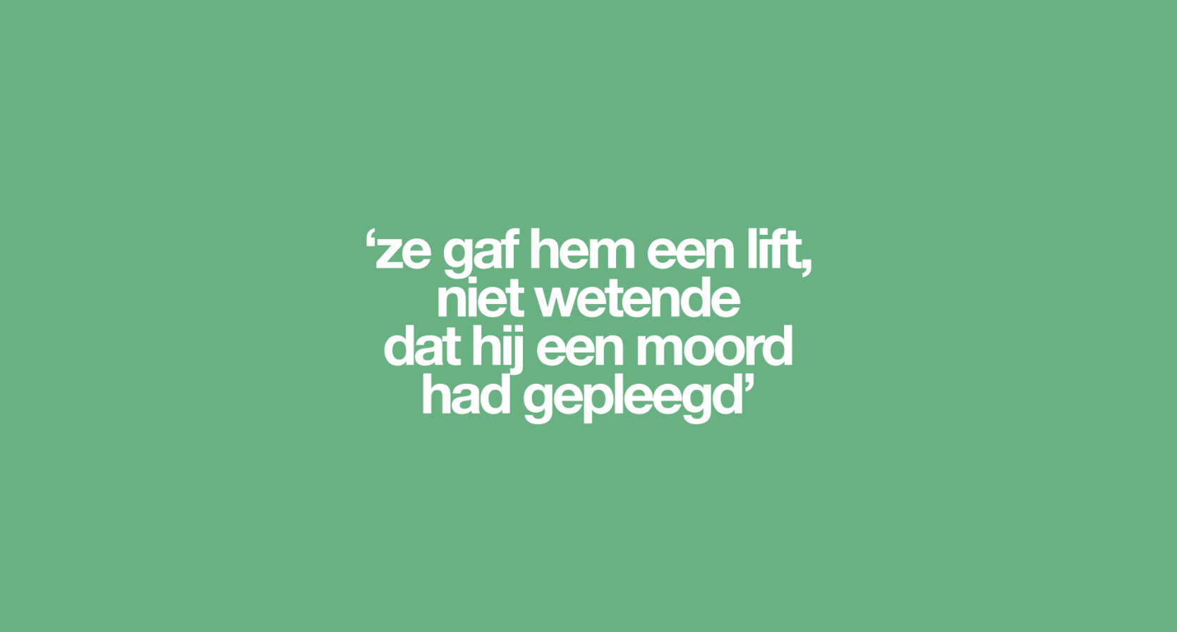 'Martine zat zes maanden vast in een Aziatische cel voor medeplichtigheid aan moord'