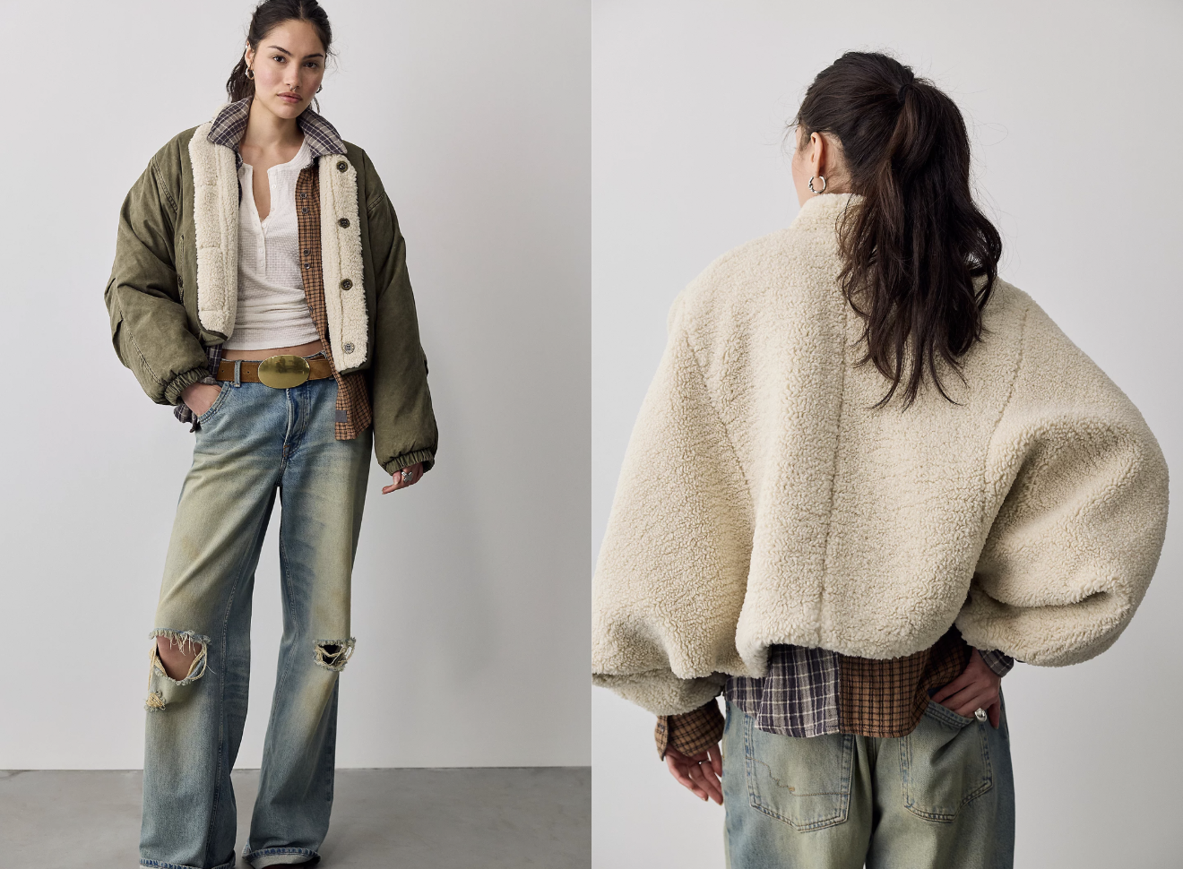 Omkeerbare jas van Free People