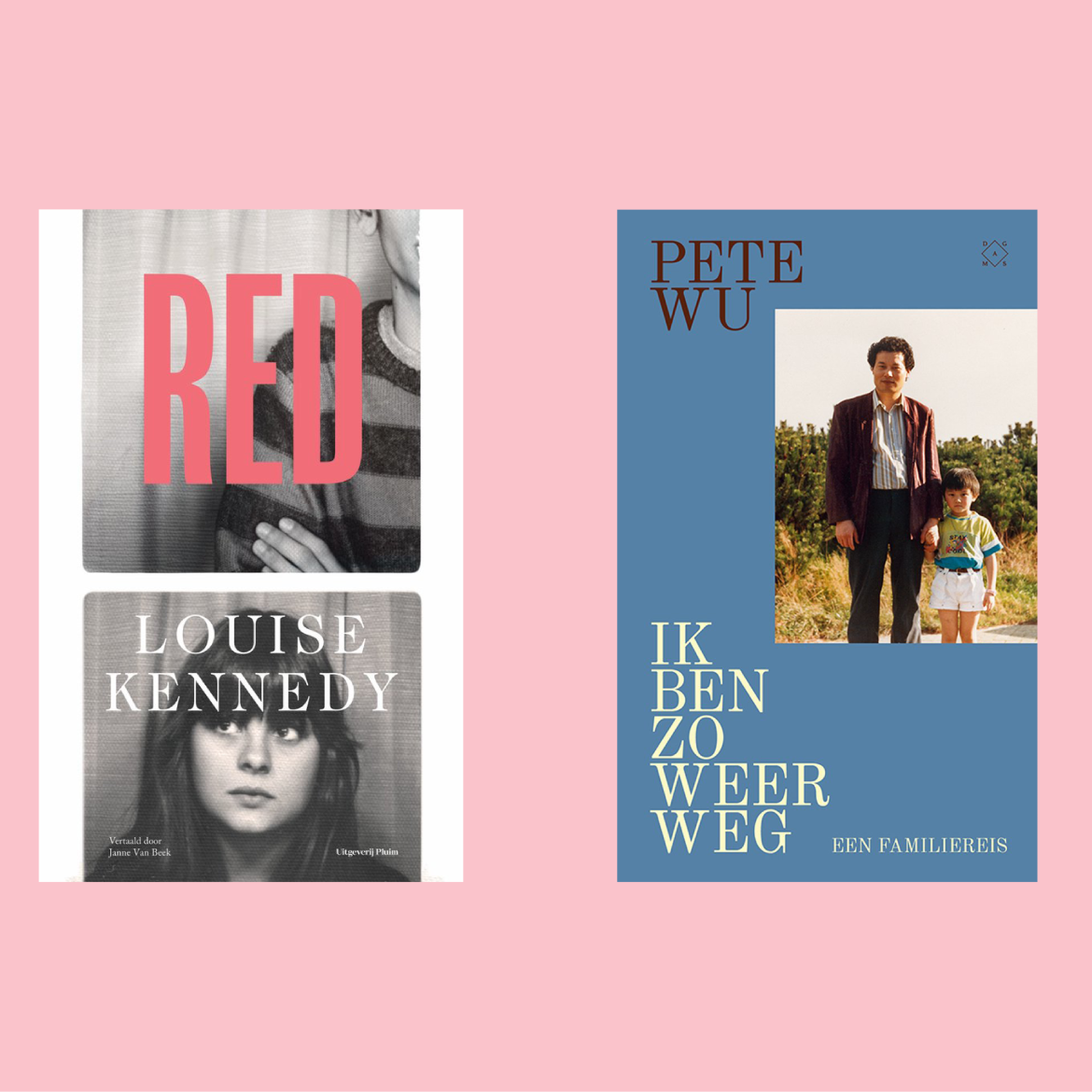 Header met covers van de boeken voor november